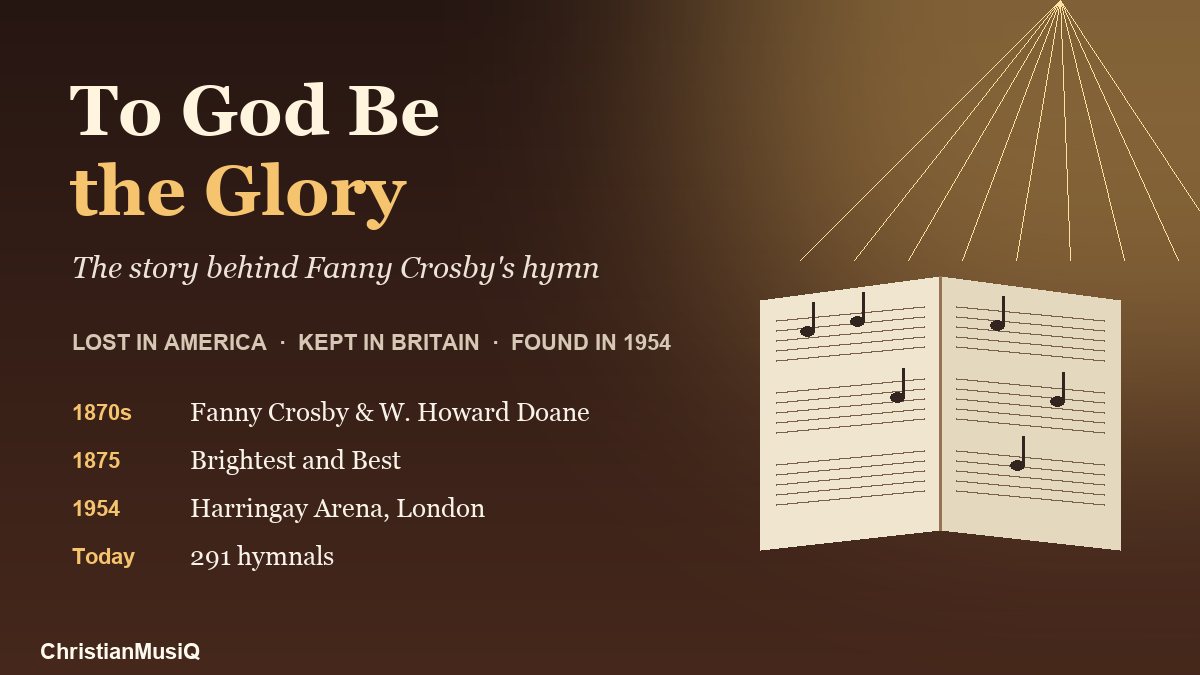 To God Be the Glory: The Story Behind Fanny Crosby’s Hymn